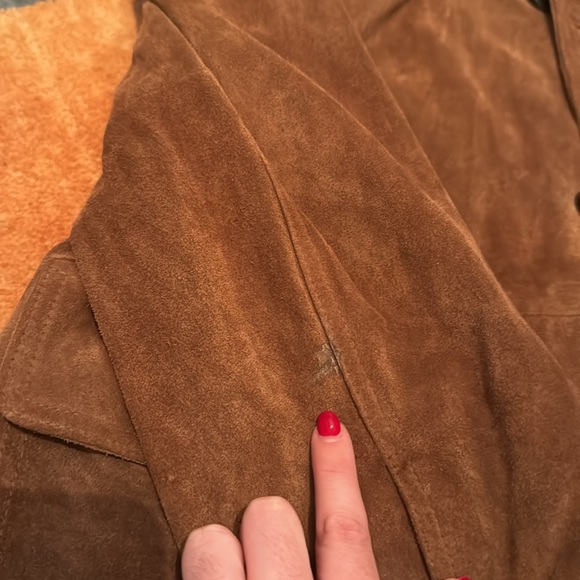 L.L bean suede leather coat. M - Picture 10 of 11